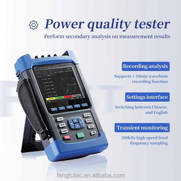 3 Phase Energy Data Logger Electric Analizador De Energia Three Fase Power Quality Analyzer