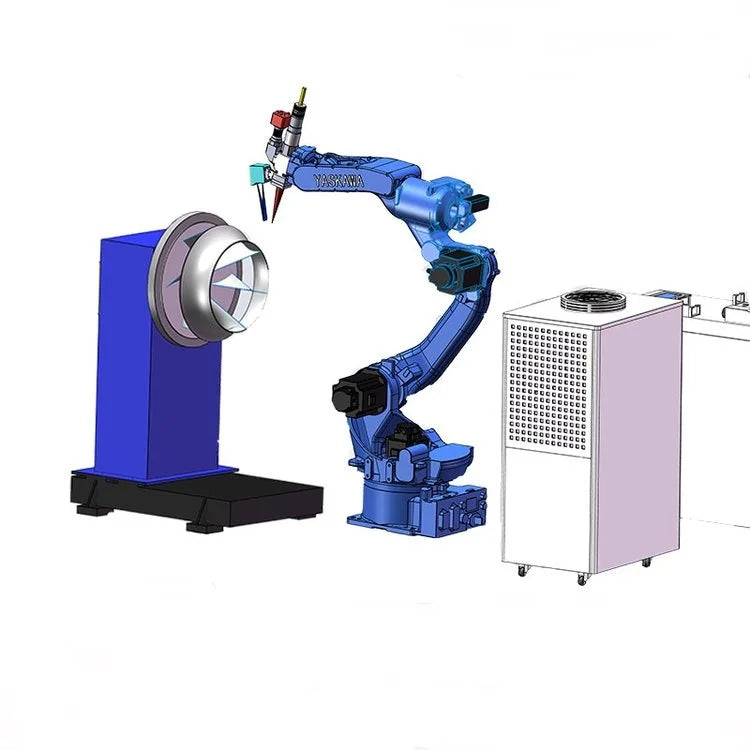 6 Axis Robot Arm Laser Welding Machine 6 Axis Laser Welding Robot for Stainless Steel Aluminum 2000W 3000W 6000W