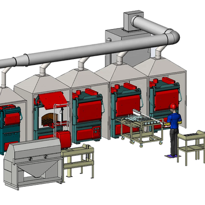 Laboratory dust collector dust and fume extraction system