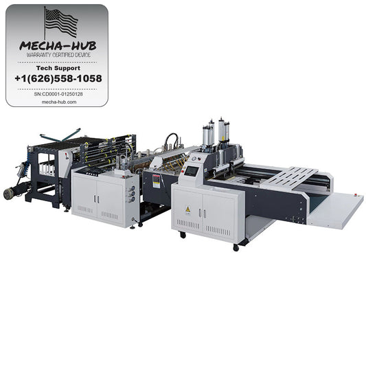 Dual-Channel T-Shirt Bag Making Machine – For Milk Tea & Shopping Bags